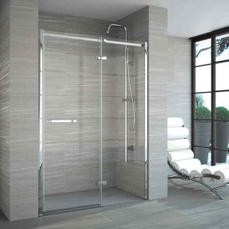 Merlyn 8 Series 900mm Wide Frameless Side Panel - 8mm Clear Glass - A0607E0