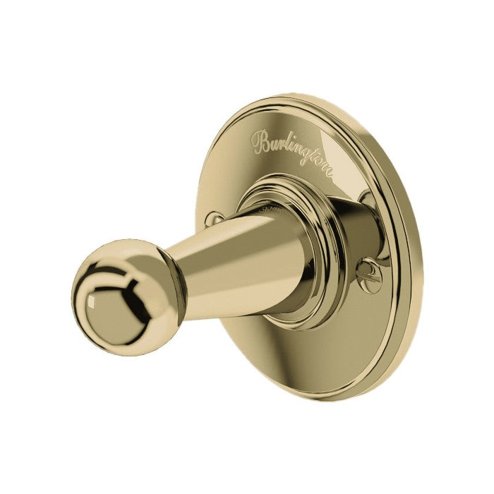Burlington Single Robe Hook - Gold - A14GOLD