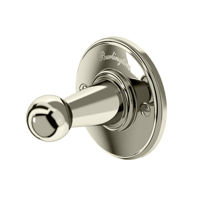 Burlington Single Robe Hook - Nickel - A14NKL - TAP 'N' SHOWER