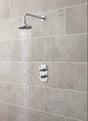 Nuie Dual Handle Beaumont Traditional Concealed Shower Valve - Chrome 