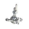 Nuie Dual Handle Victorian Exposed Shower Valve - Chrome - A3099E