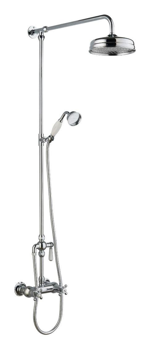 Launde Abbey Shower Kits Traditional Thermostatic Shower Valve and Kit - Chrome