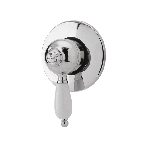 Nuie Single Handle Nostalgic Manual Concealed Shower Valve - Chrome - A3201