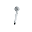 Nuie Traditional Small Shower Handset - White/Chrome - A3221