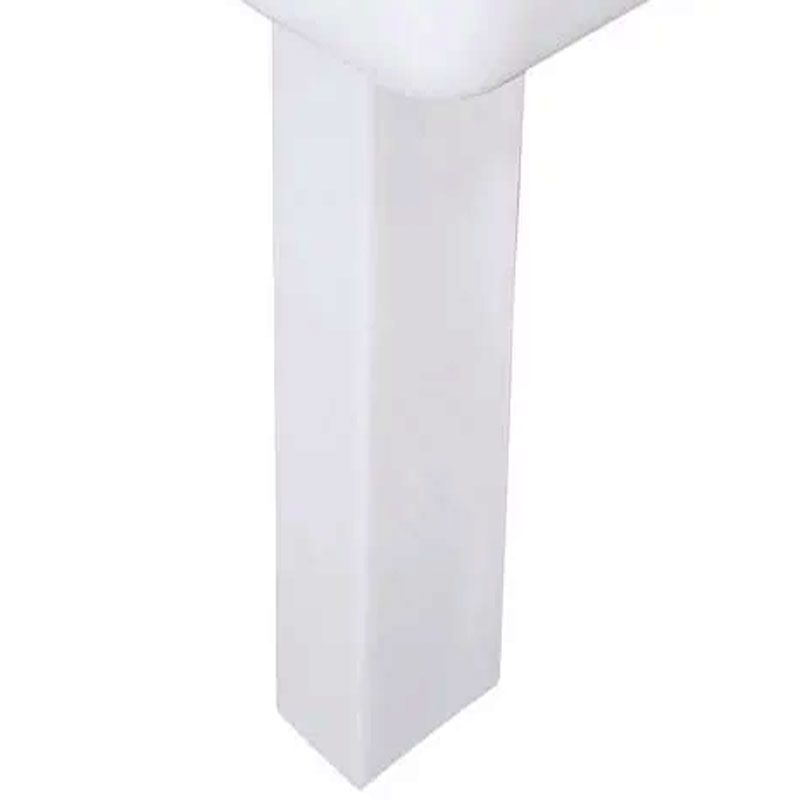 Rak Metropolitan Full Pedestal For 52cm Basin - White - METPED