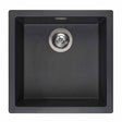 Reginox Amsterdam 40 1 Bowl Kitchen Sink - Black Silvery - AMSTERDAM 40 BS