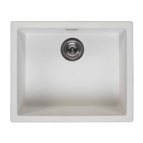 Reginox Amsterdam 50 1 Bowl Kitchen Sink - Pure White - AMSTERDAM 50 PW