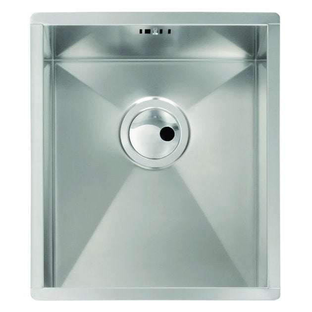 Abode Matrix R0 stainless steel undermount kitchen sink 1.0 bowl 380mm x 438mm