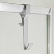 Nuie Polished Chrome Contemporary Hook For Framed Enclosures - ACC004