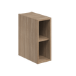 Scudo Alfie Wall Mounted Side Storage Unit 200mm x 500mm x 389mm - Sonoma Oak - ALFIE - 200 - OAK - TAP 'N' SHOWER