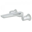 Vado Altitude 3 Hole Wall Mounted Basin Mixer Tap with chrome finish