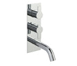 JTP Amore 2 Outlets Thermostat Shower Valve - Chrome - 79865