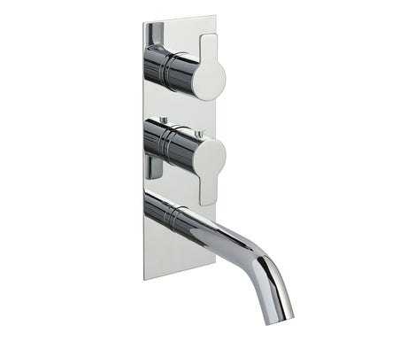 JTP Amore 2 Outlets Thermostat Shower Valve - Chrome - 79865
