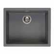 Reginox Amsterdam 50 1 Bowl Kitchen Sink - Grey Silvery - AMSTERDAM 50 GS