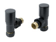 JTP Angled Brass Powder Coated Radiator Valve - 28RVAMB