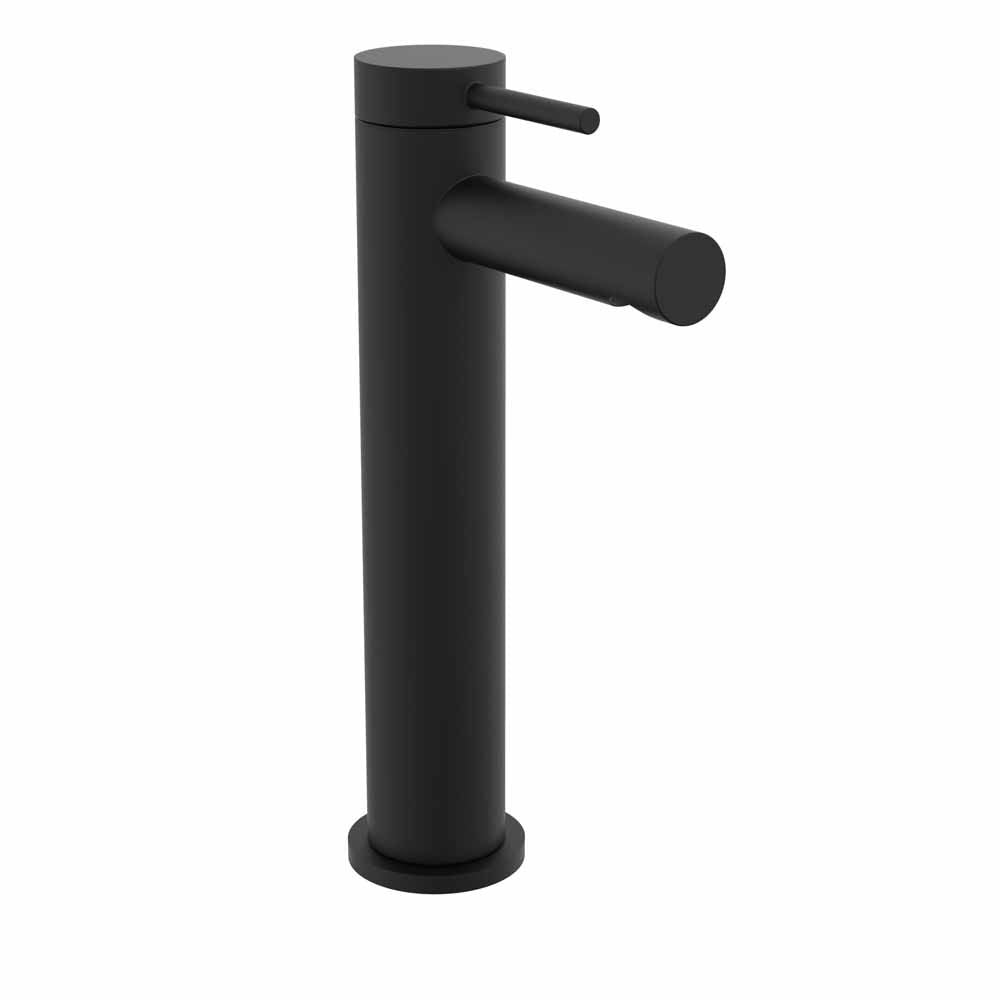 Tavistock Anthem Tall Basin Mixer With Click Waste - Black - TAN5203