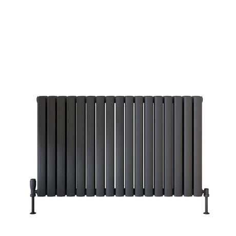 Scudo Apex Designer Radiator Double 600mm x 413mm - Anthracite - APEX60-41D-A