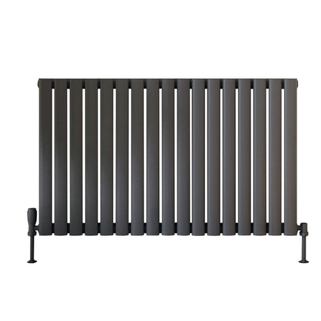 Scudo Apex Designer Radiator Single 600mm x 413mm - Anthracite - APEX60-41S-A