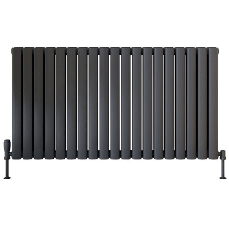 Scudo Apex Designer Radiator Double 600mm x 590mm - Anthracite - APEX60-59D-A