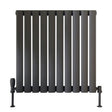 Scudo Apex Designer Radiator Single 600mm x 590mm - Anthracite - APEX60-59S-A