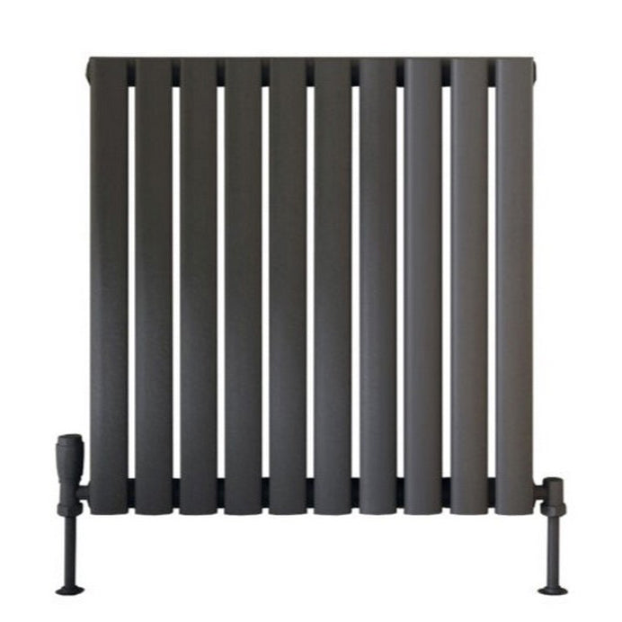 Scudo Apex Designer Radiator Single 600mm x 590mm - Anthracite - APEX60-59S-A