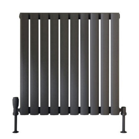 Scudo Apex Designer Radiator Single 600mm x 590mm - Anthracite - APEX60-59S-A