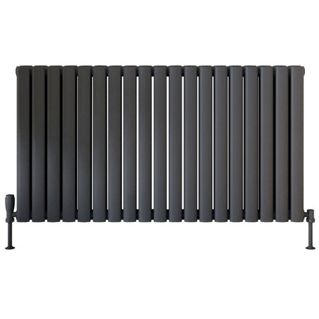 Scudo Apex Designer Radiator Double 600mm x 826mm - Anthracite - APEX60 - 82D - A - TAP 'N' SHOWER