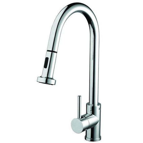 Bristan Apricot Modern Mono Kitchen Sink Mixer Tap Pull-Out Spray - Chrome - APR PULLSNK C