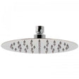 Vado Aquablade single function chrome round slim line shower head 200mm with easy clean nozzles