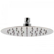 Vado Aquablade slim line round 200mm chrome shower head with single function and easy clean nozzles