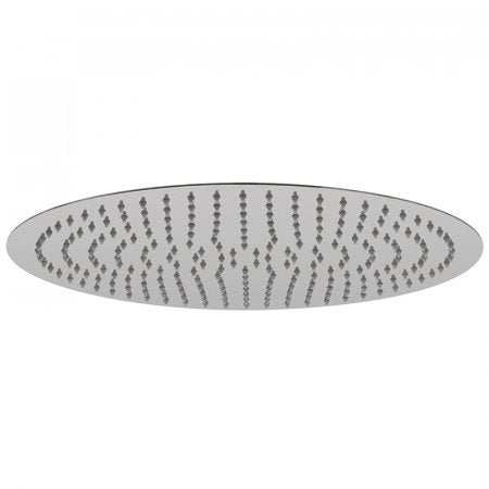 Vado Aquablade Single Function chrome slim round shower head 400mm with easy clean nozzles