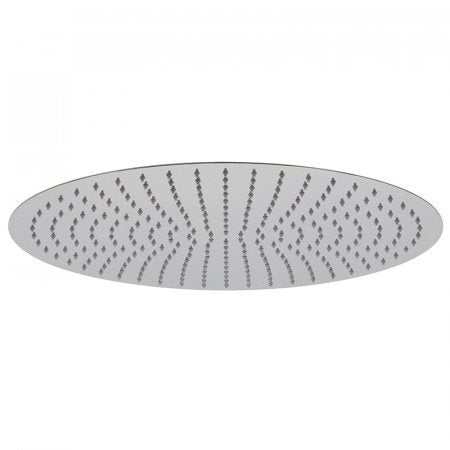 Vado Aquablade Single Function slim round chrome shower head 500mm with easy clean nozzles