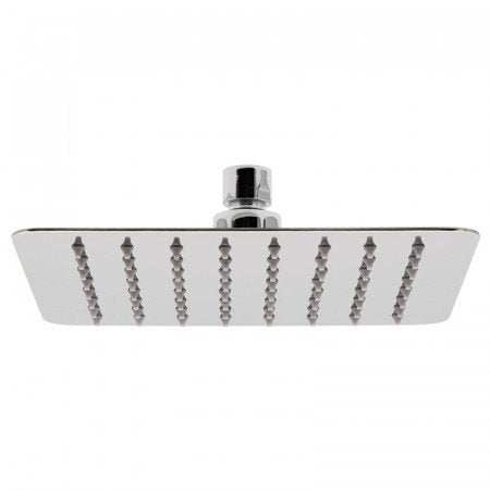 Vado Aquablade Single Function slim line square chrome shower head 200mm