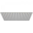 Vado Aquablade single function slim line square chrome shower head 500mm for modern bathrooms