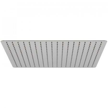 Vado Aquablade single function slim line square chrome shower head 500mm for modern bathrooms