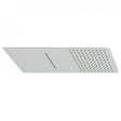 Vado Aquablade Slim Line chrome wall mounted square shower head with water blade and cascade functions