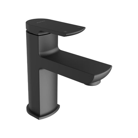 Aqualisa Downtown Large Including Waste Basin Pillar Tap - Matt Black - DT.LPT.MB