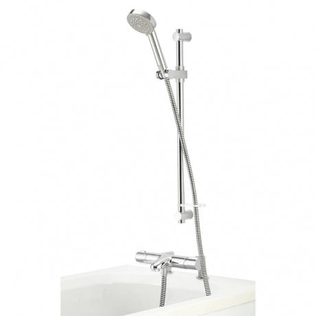 Aqualisa Midas 110 Bath Shower Mixer with Adjustable Head HP Combi - Chrome - MD110BSM