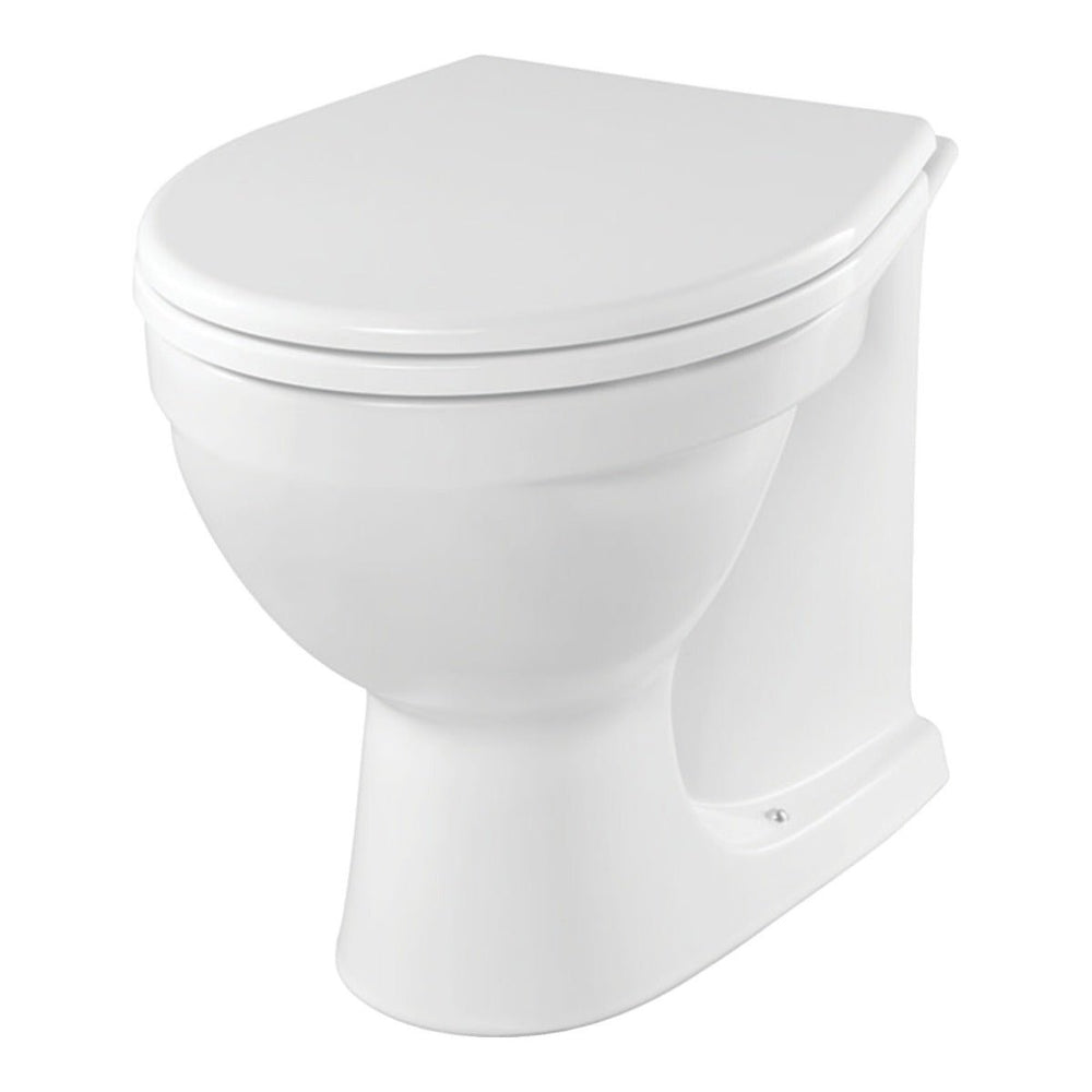 Twyford Alcona Back To Wall Toilet Pan - White - AR1438WH - TAP 'N' SHOWER
