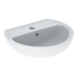 Twyford Alcona 1 Tap Washbasin 500×410 - white - AR4111WH - TAP 'N' SHOWER