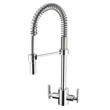 Bristan Artisan Dual Handle Professional Pull-Out Mono Kitchen Sink Mi