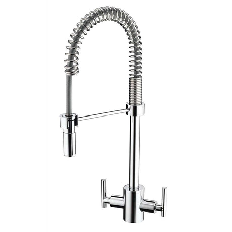 Bristan Artisan Dual Handle Professional Pull-Out Mono Kitchen Sink Mi