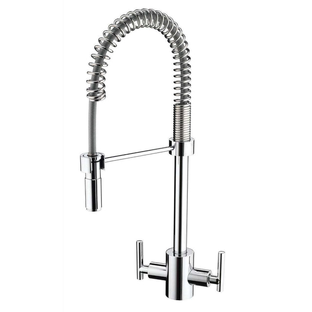 Bristan Artisan Dual Handle Professional Pull-Out Mono Kitchen Sink Mi