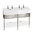 Burlington Arcade Wash Stand with Glass Shelf - Nickel - ARC24