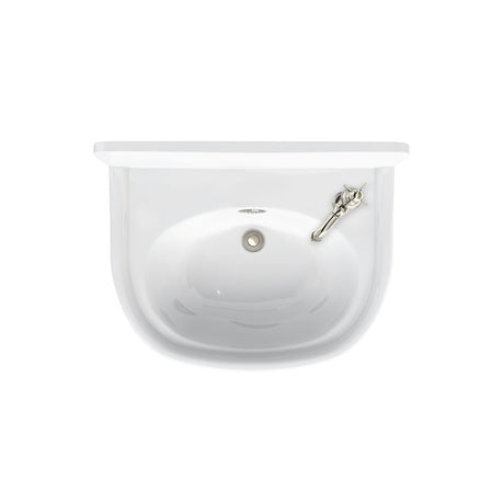 Burlington Arcade Right Hand 1 Taphole Cloakroom Basin 500 x 400mm - White - ARC5001THRH