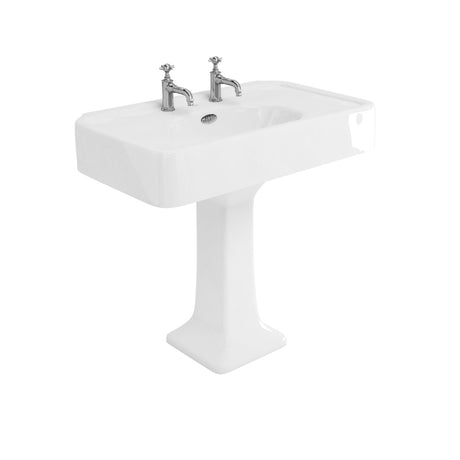 Burlington Arcade Basin 900mm - White - ARC900 - TAP 'N' SHOWER