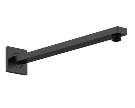 Nuie Fixed Shower Heads Wall-Mounted Arm - Matt Black - ARM413