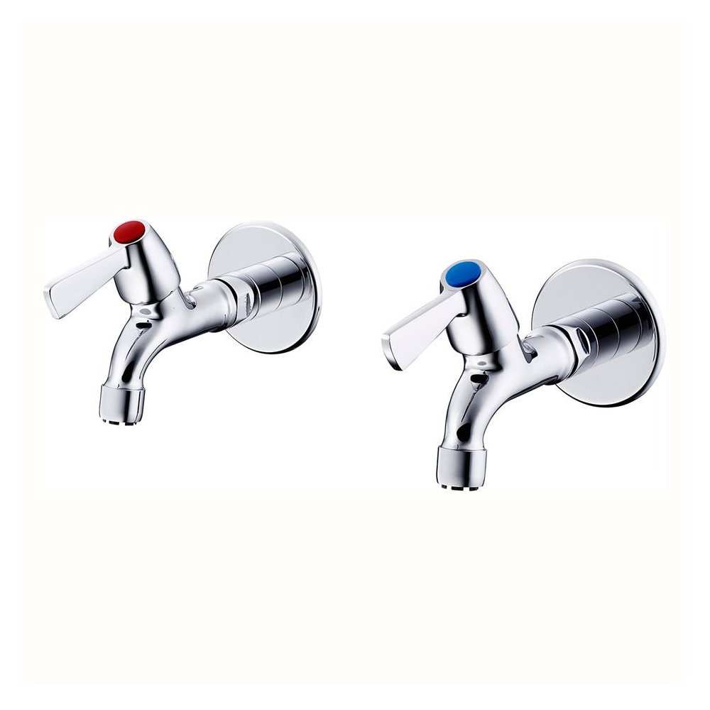 Armitage Shanks Bib Lever Handles Alterna 21 Chrome Taps Pair - B1457A