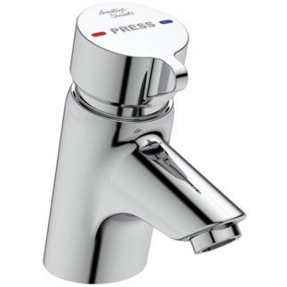 Armitage Shanks Avon 21 chrome push button self-closing basin mixer tap