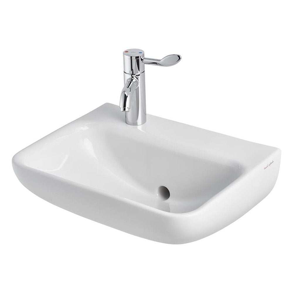 Armitage Shanks 500mm Wide 1 LH Tap Hole Contour 21 Plus Basin with Ba
